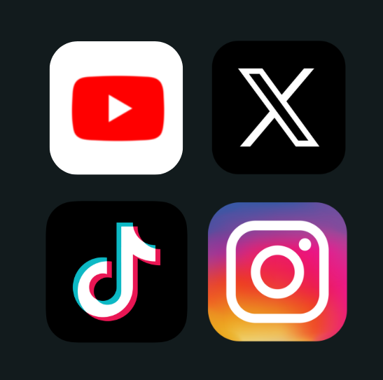 Social media iconen
